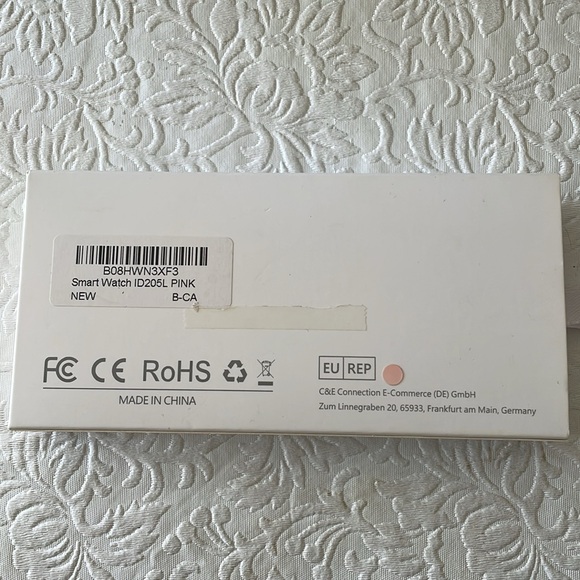 Smart Watch fit polo, pink with rose gold hardware - Picture 4 of 4